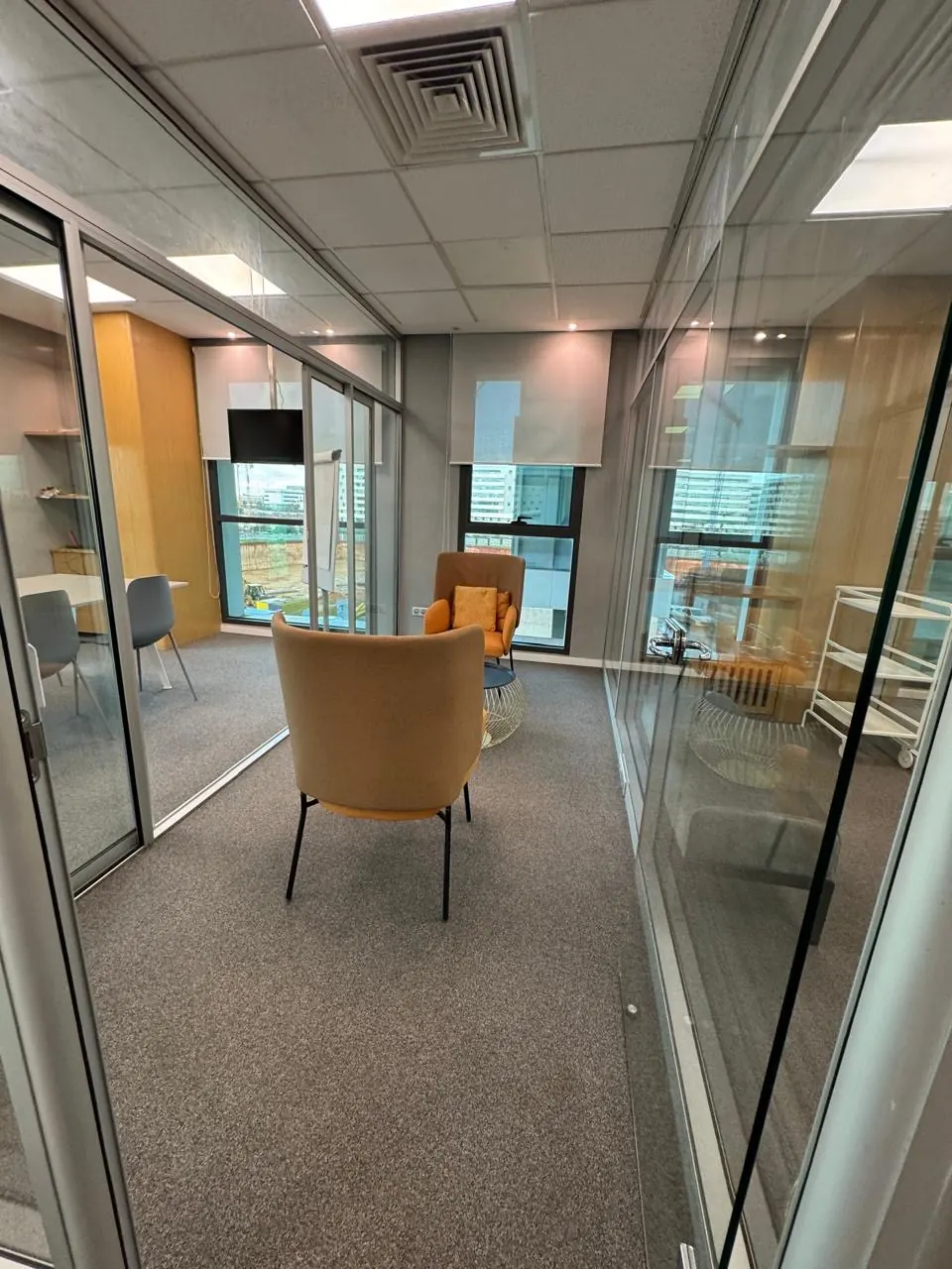 Salon client NEXORA Expertise Comptable, Audit et Conseils — bureaux Florida, Casablanca